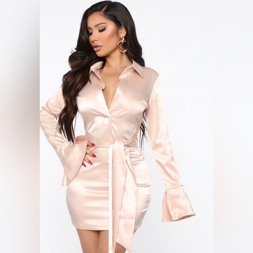 Fashion nova satin mini dress